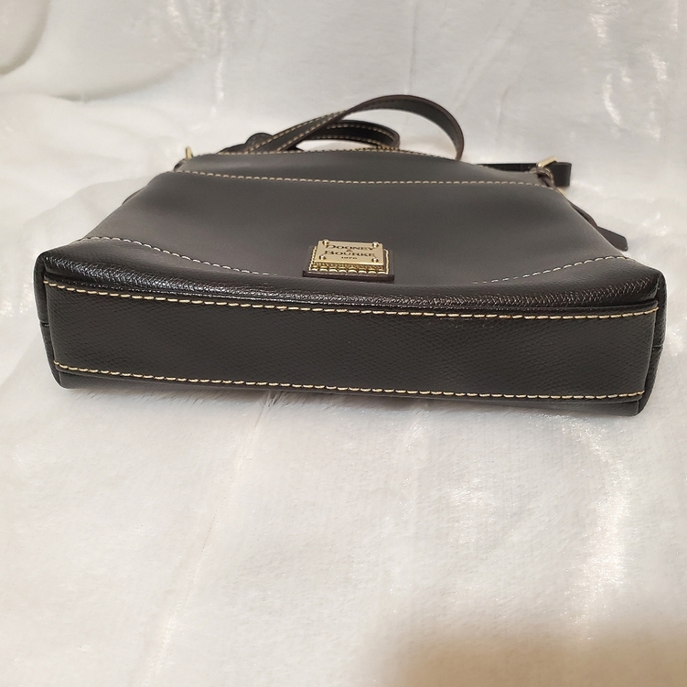 Dooney & Bourke Black and Brown Crossbody Bag - Picture 10 of 16